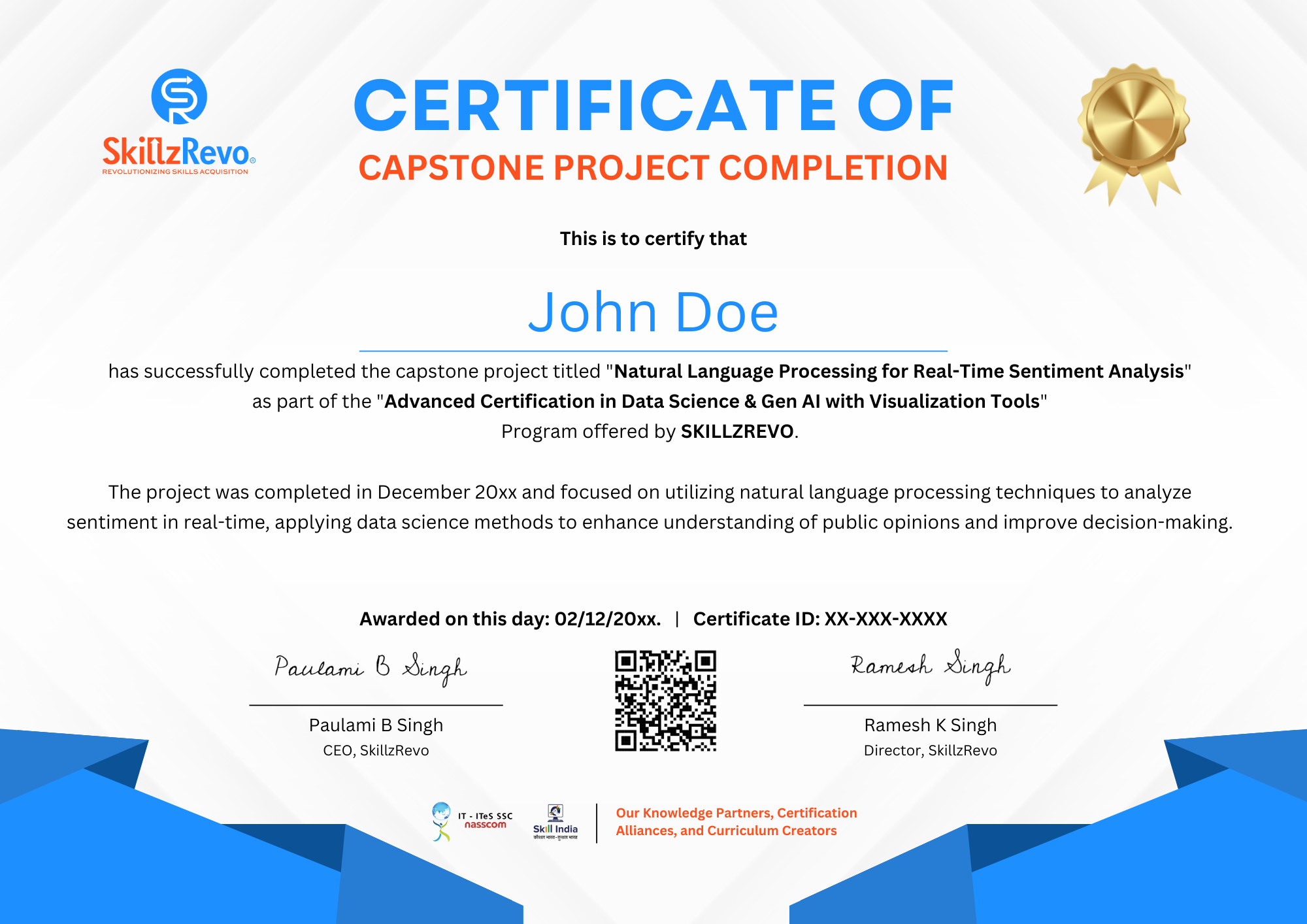 Project Completion