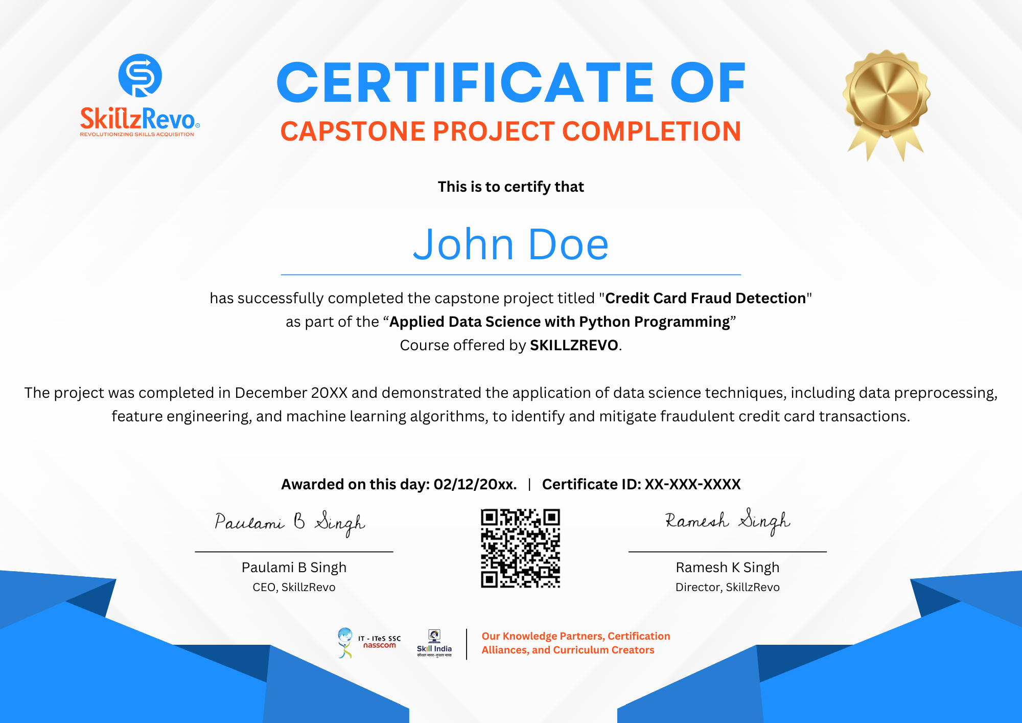 Project Completion