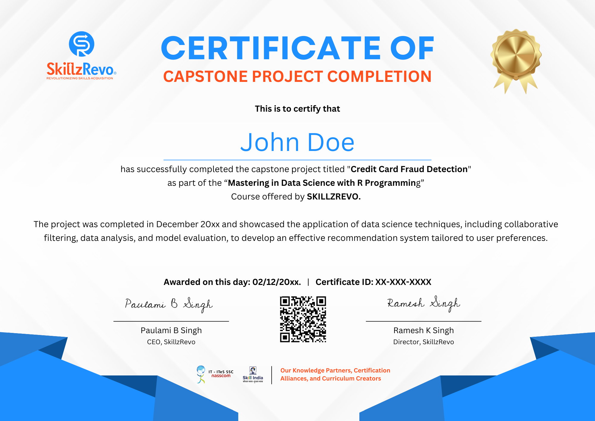 Project Completion