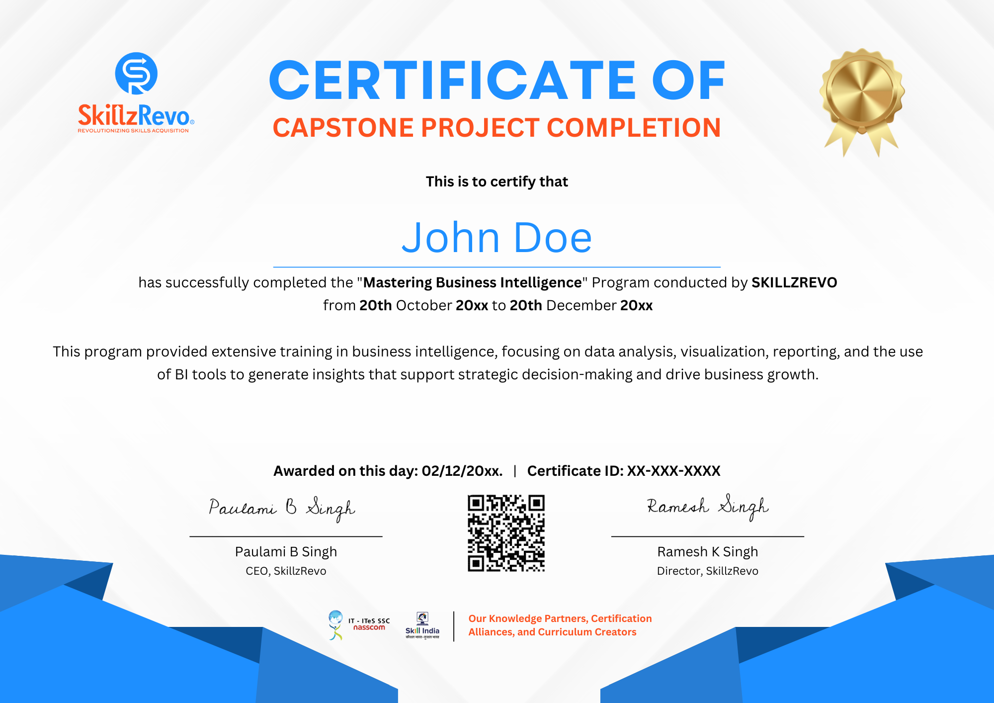 Project Completion