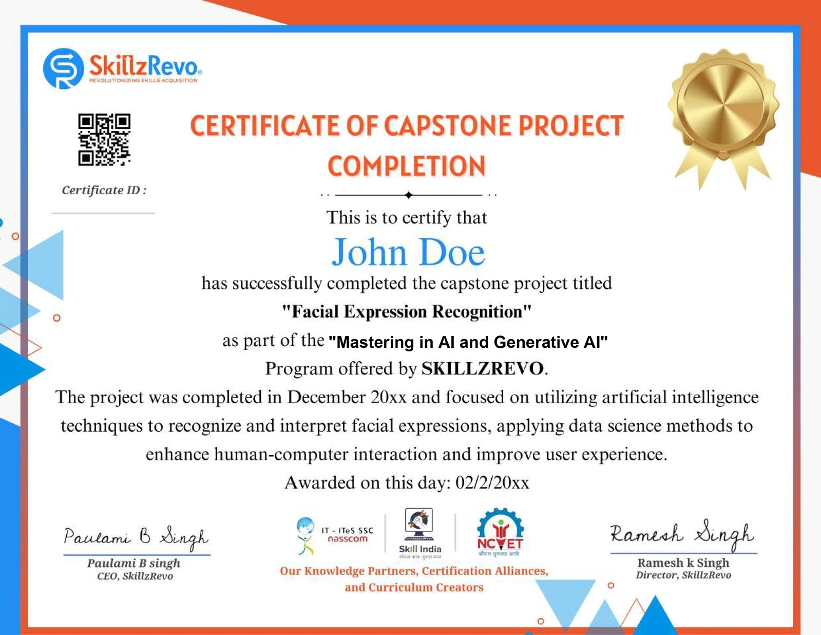 Project Completion